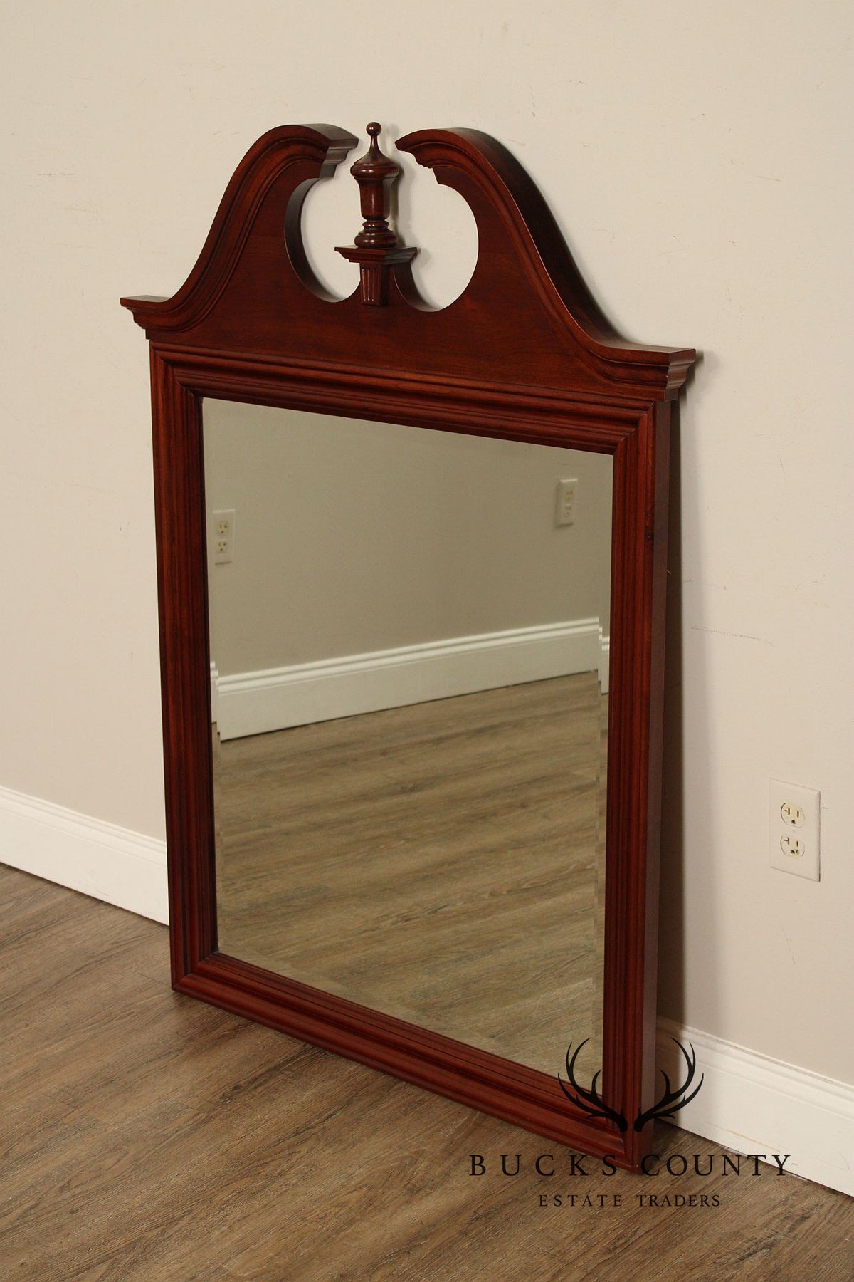 Chippendale Style Cherry Wall Mirror