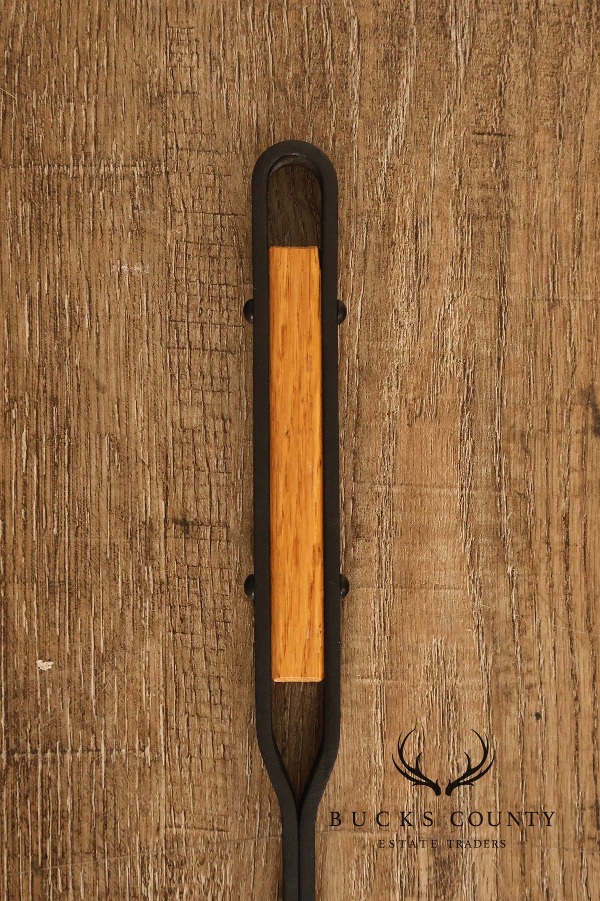 Bradley & Hubbard Fireplace Poker and Stand