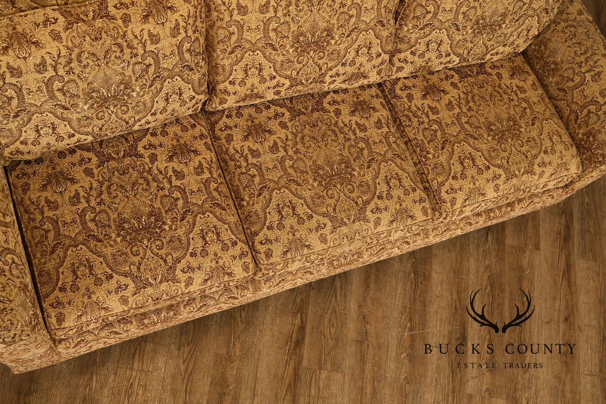 Stickley Fine Upholstery Traditional Three Cushion Sofa