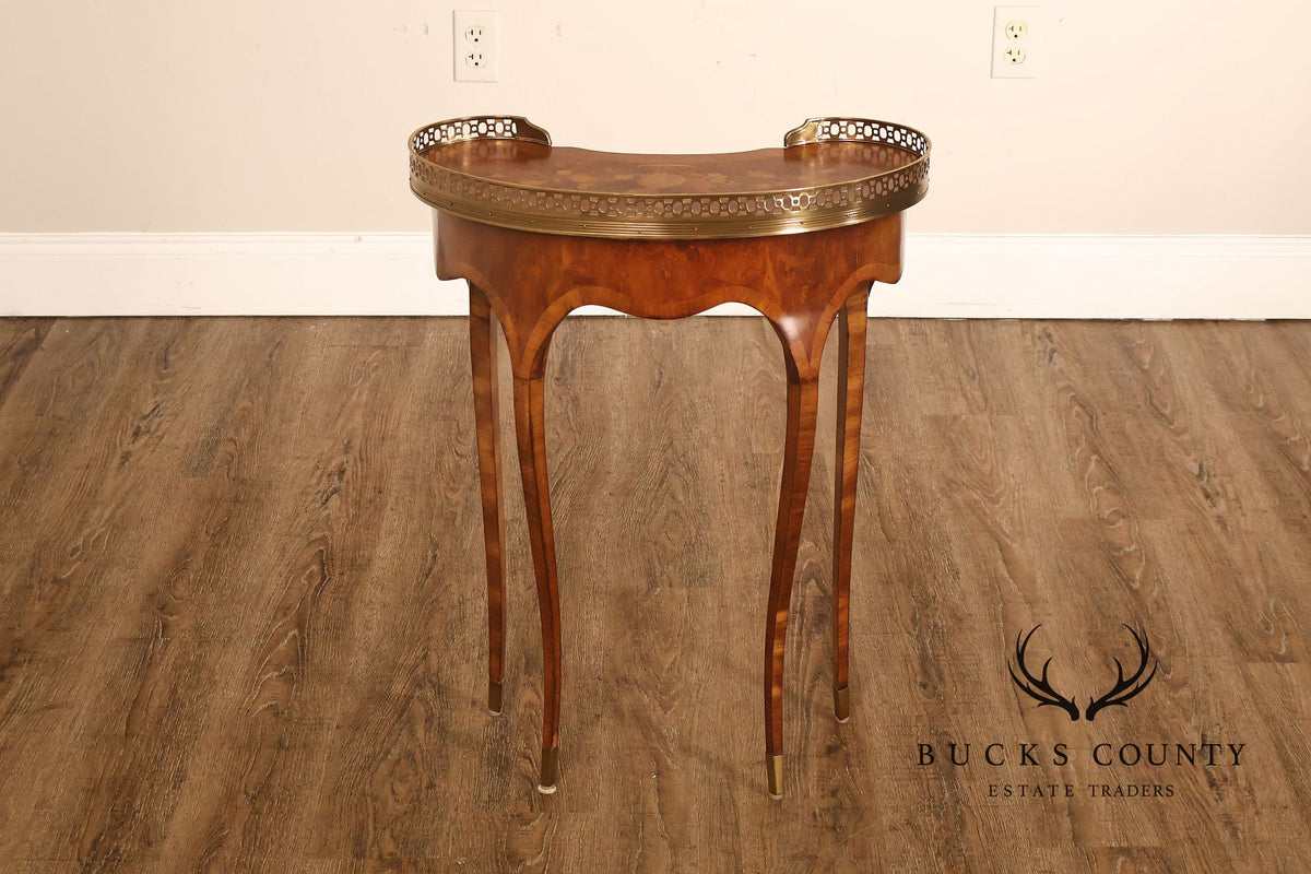Maitland Smith French Louis XV Style Kidney Table