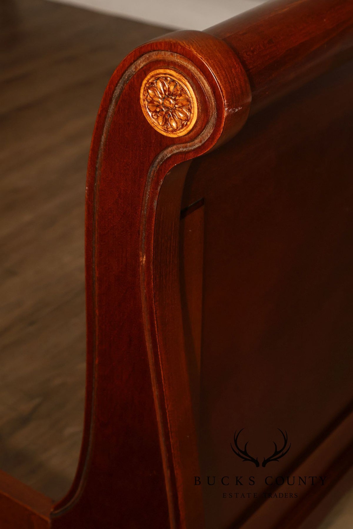 American Made King Size Sleigh Bed Frame
