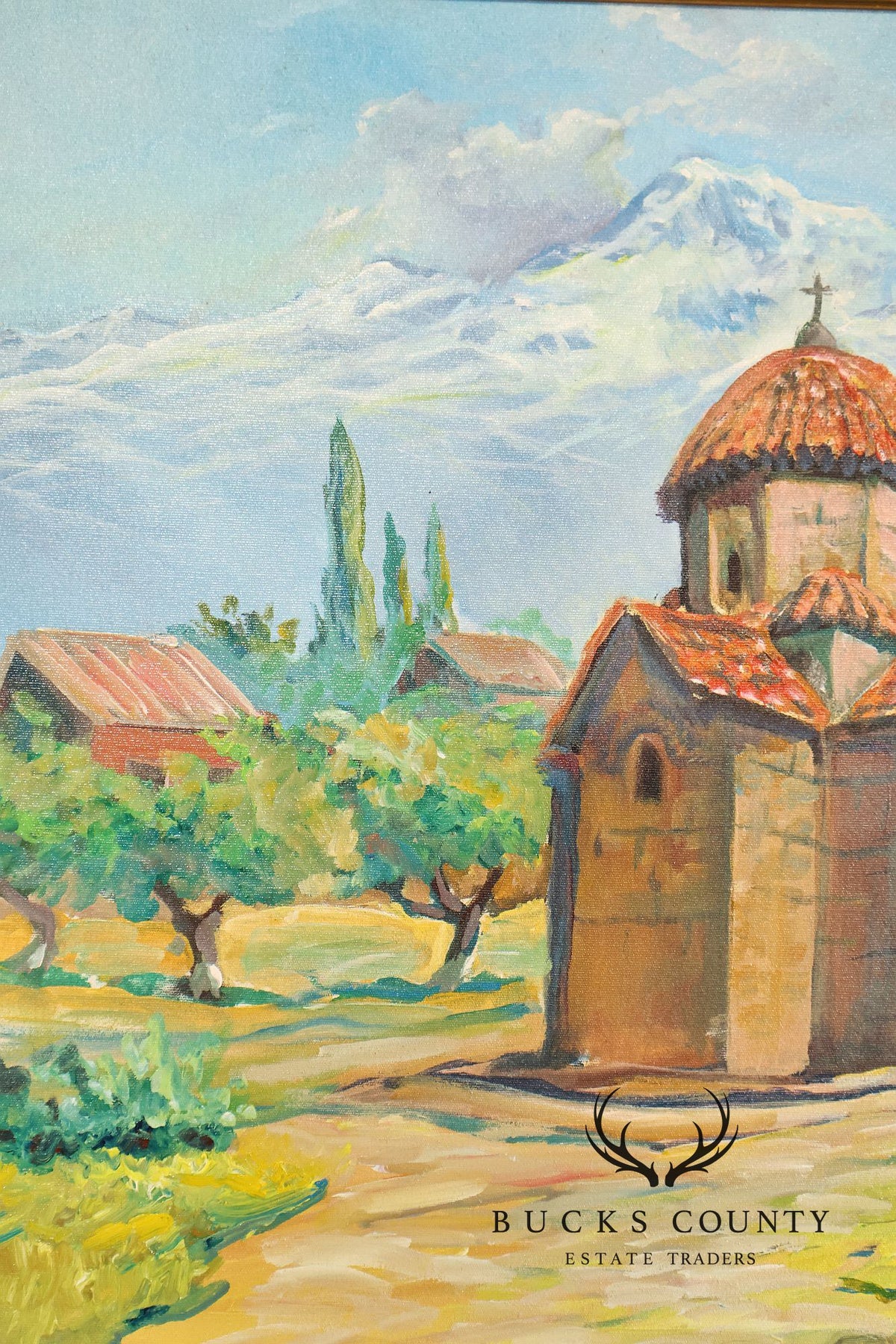 Suren Nersisyan Landscape Painting, 'Karmravor'