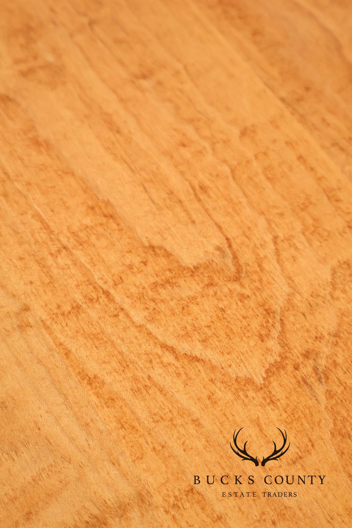 River Bend Ltd. Tiger Maple Triangular Side Table