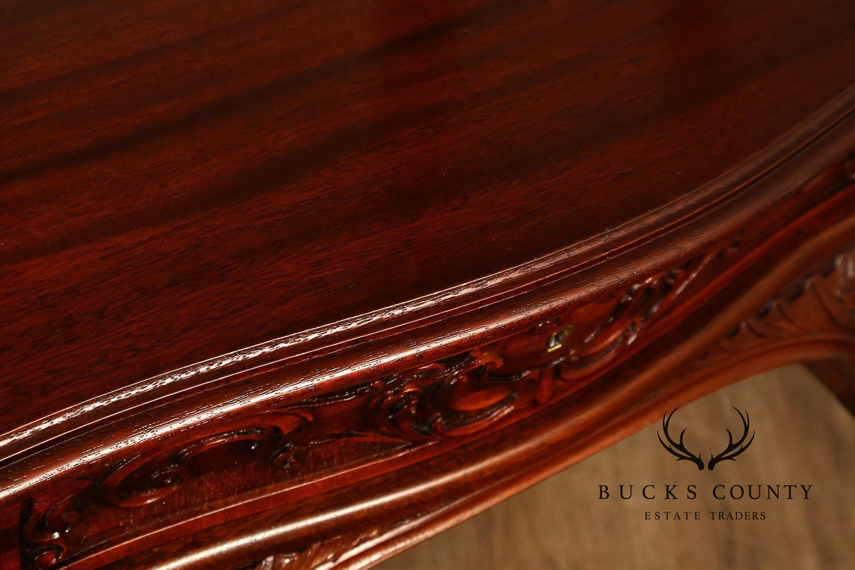 RJ Horner Antique Carved Mahogany Vanity With Mirror