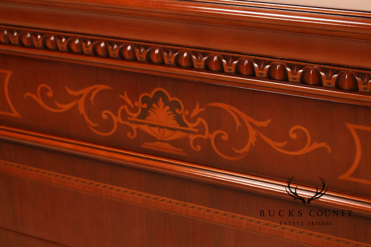 Edwardian Style Inlaid Mahogany Chest of Drawers