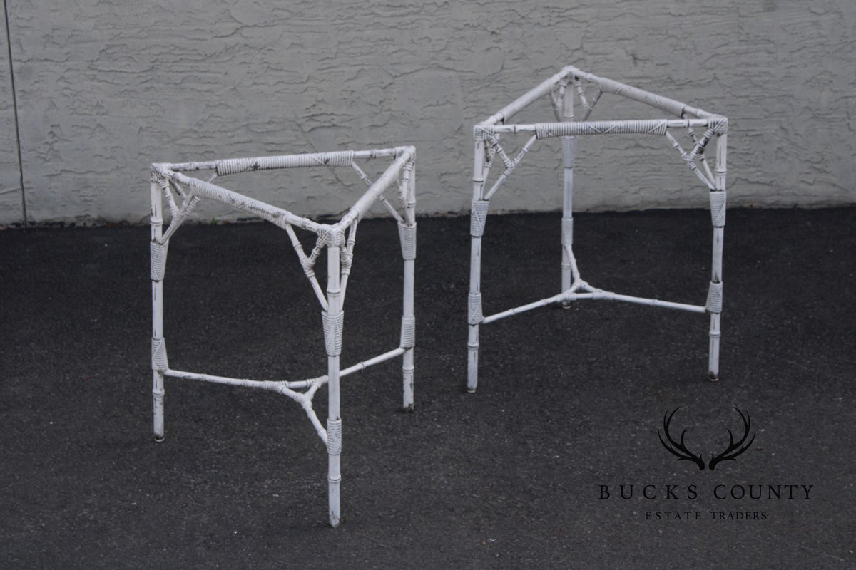 Venemen of California Faux Bamboo Cast Aluminum Patio Dining Set