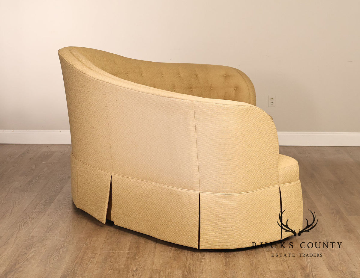 Thomasville Bogart Collection Curved Corner Sofa