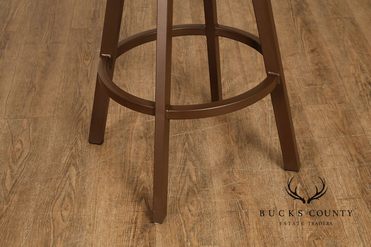 Tempo Industries Set of Four Swivel Backless Bar Stools