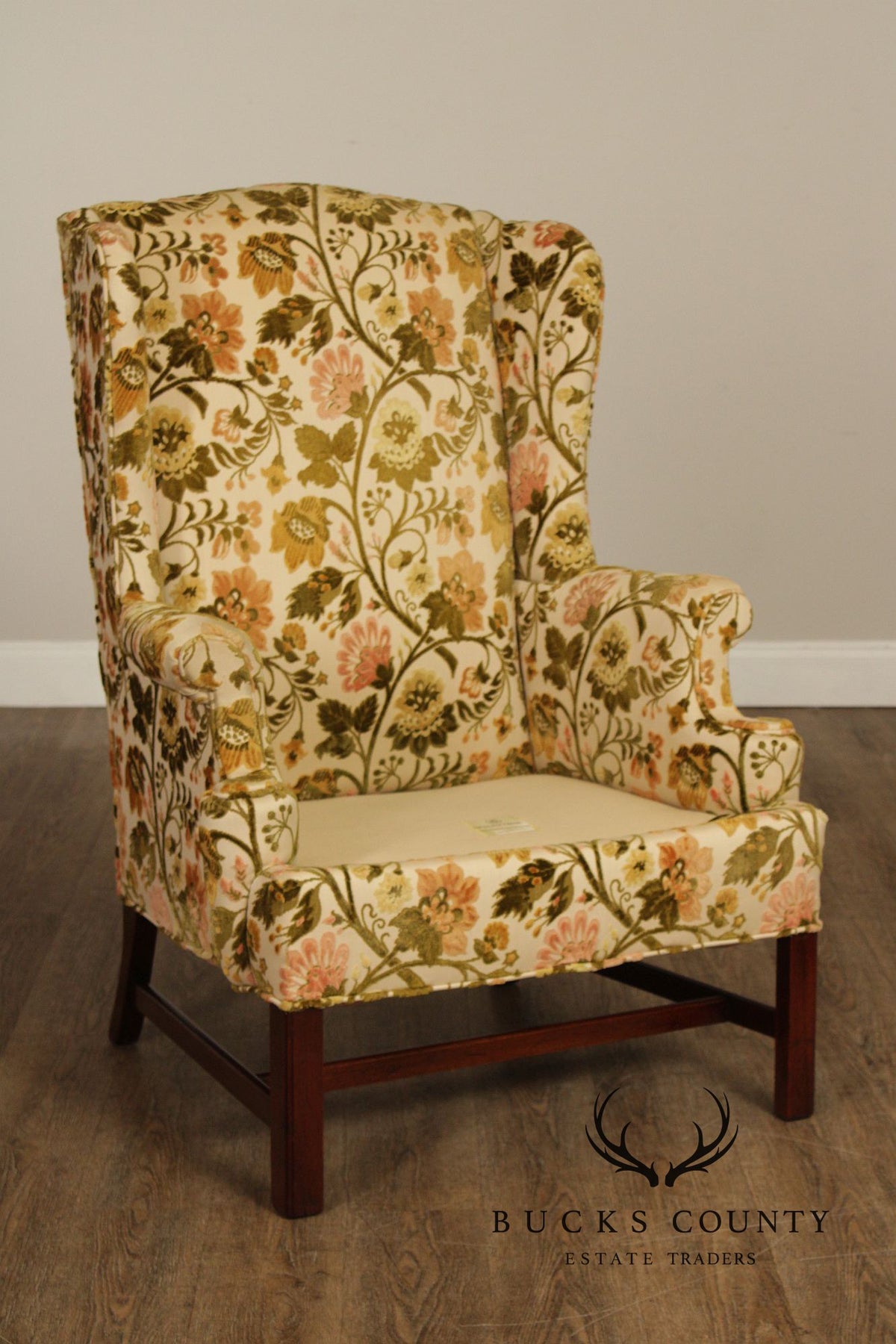Hickory Chair Vintage Pair Of Wingback Chairs