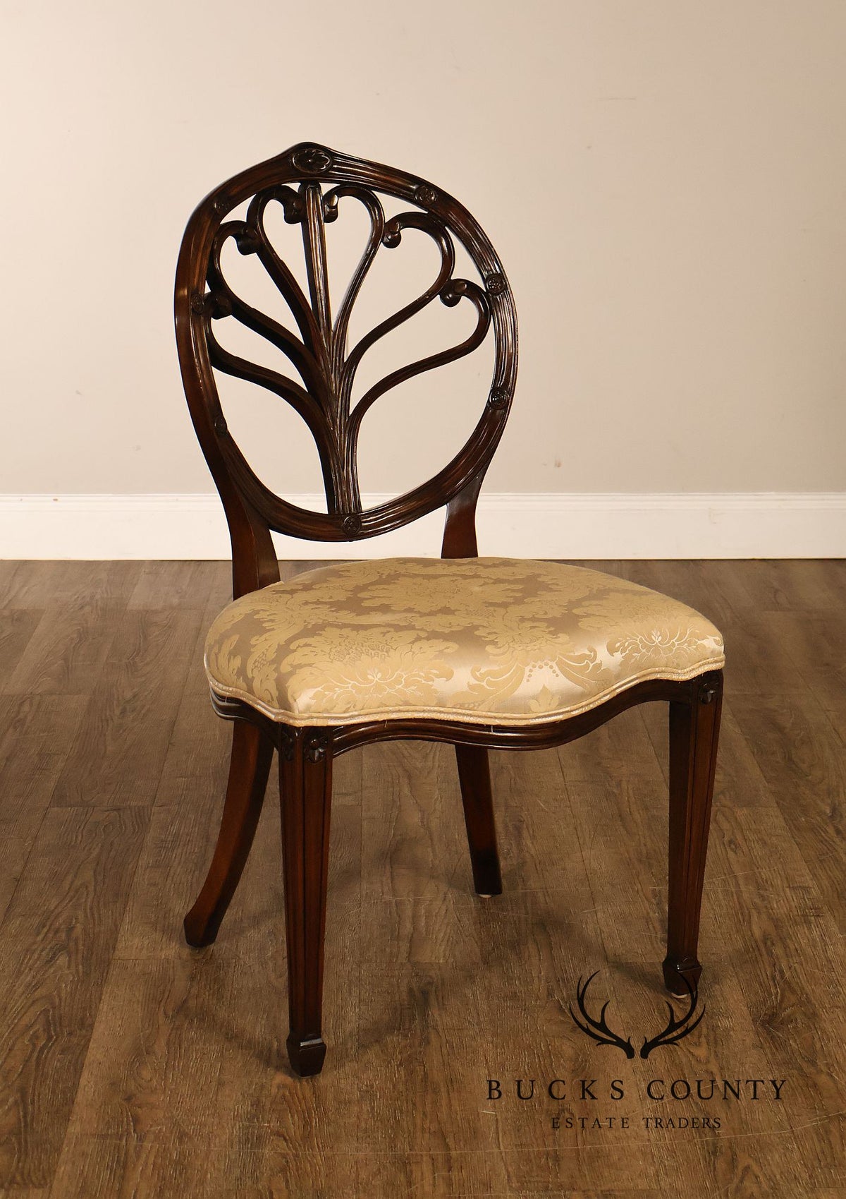 Bevan Funnell Adam Style Set of Eight Mahogany Dining Chairs