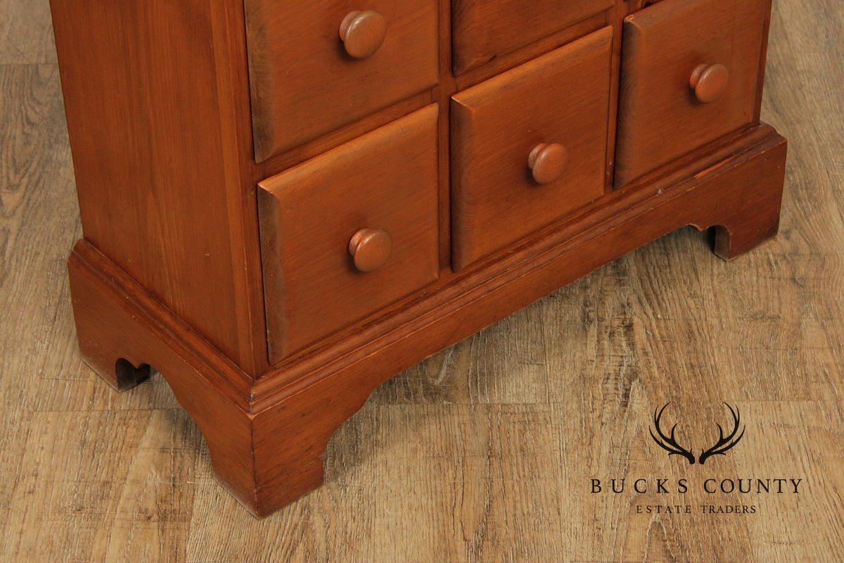 Furniture by Choyce Vintage Pine Nine-Drawer Apothecary Style Chest