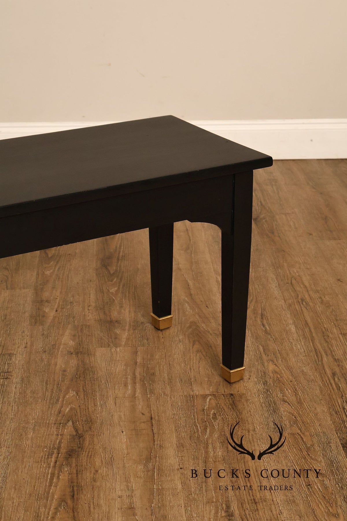 Kurtzman Ebonized Grand Piano And Duet Bench