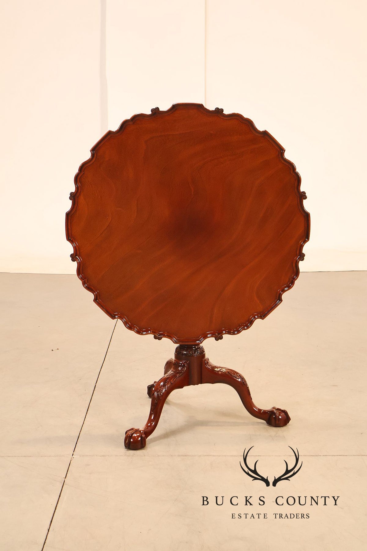 Kindel Winterthur Collection Mahogany Tilt Top Table