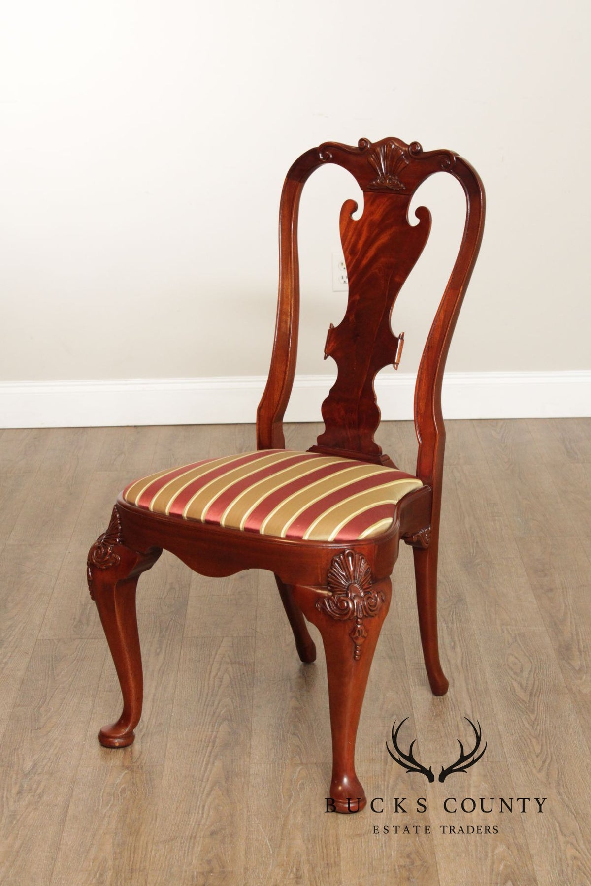 Hickory Chair Georgian Style Set of Six Mahogany Dining Chairs