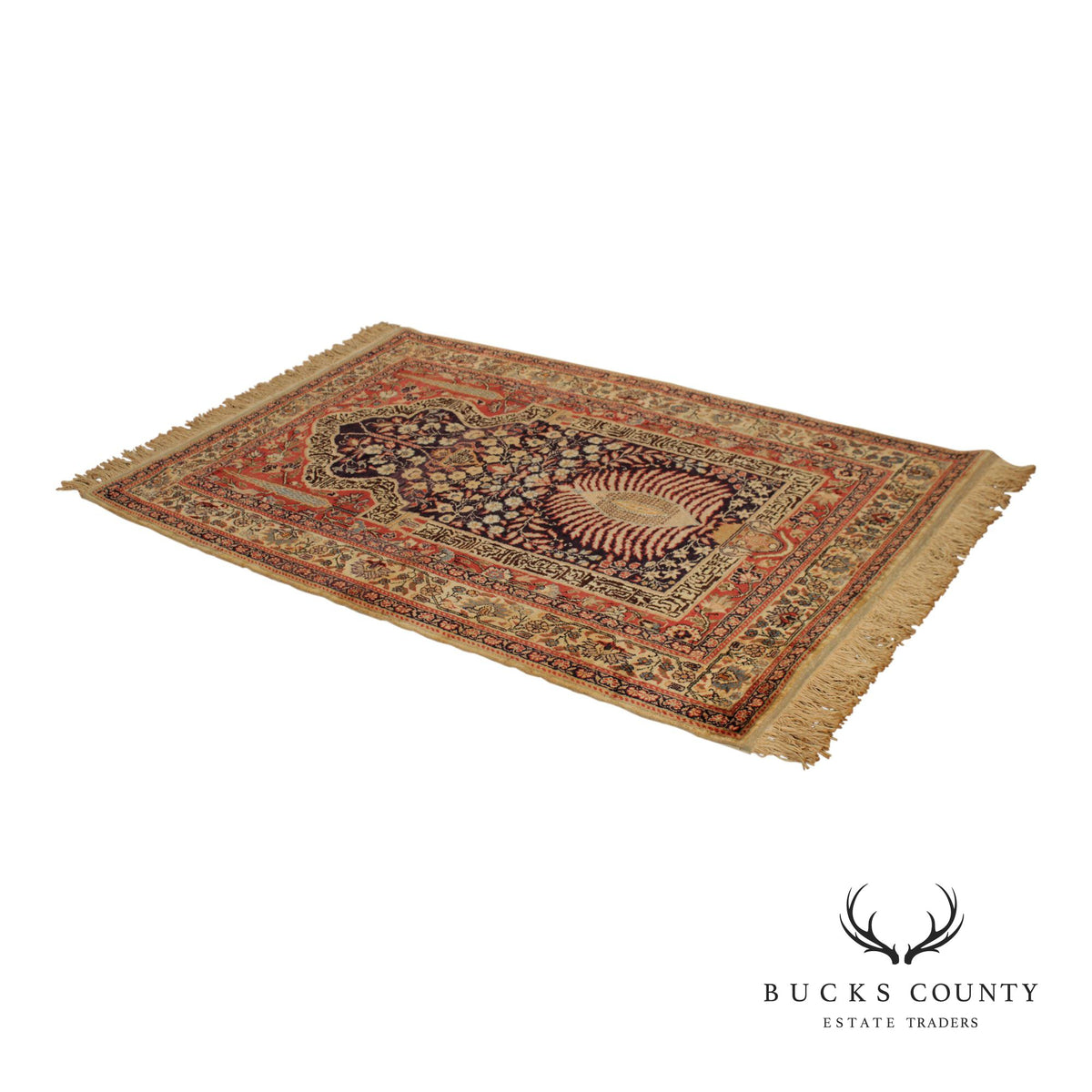 Persian Hand Knotted Prayer Rug