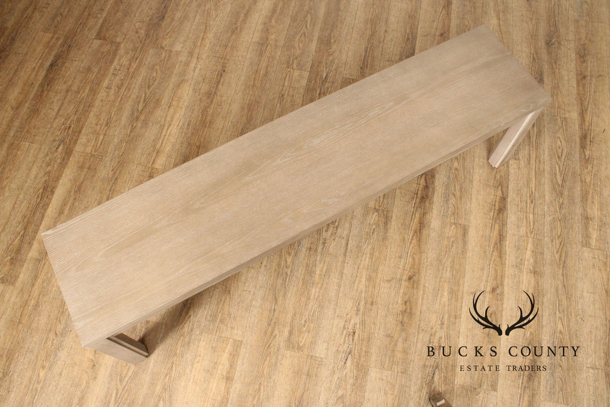Ethan Allen 'Vinson' Oak Dining Bench