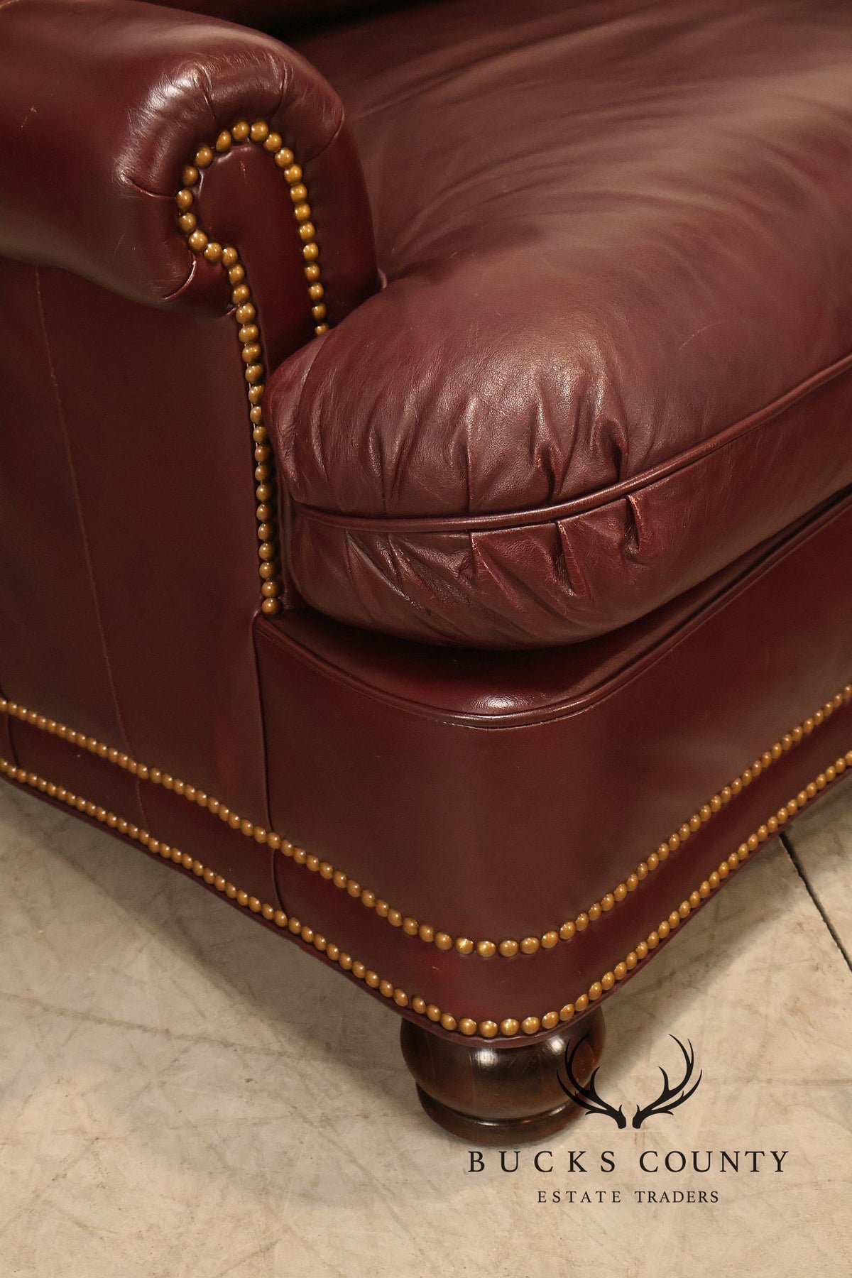 Hancock & Moore Austin High Back Leather Sofa