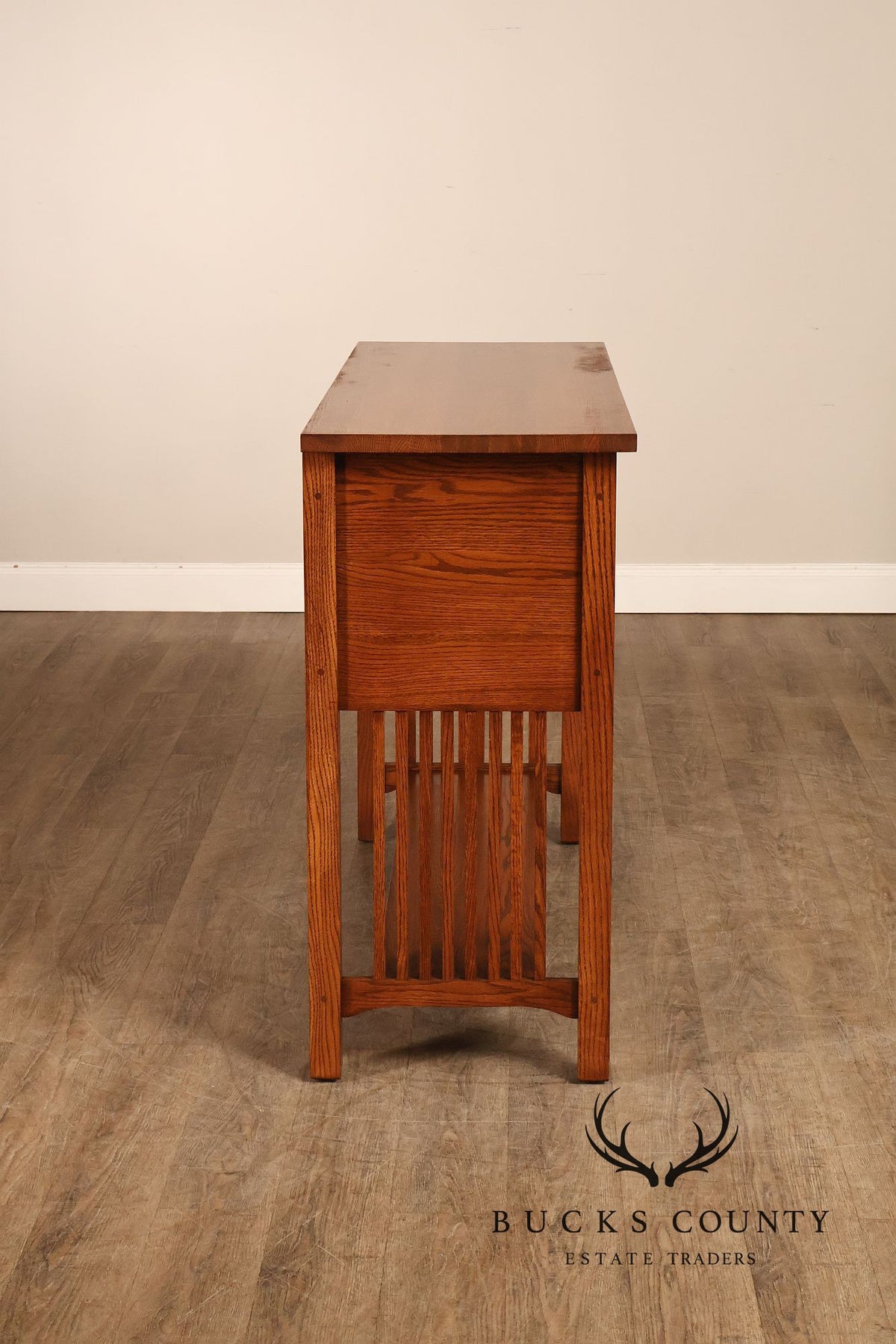 American Arts And Crafts Mission Oak Server Sideboard