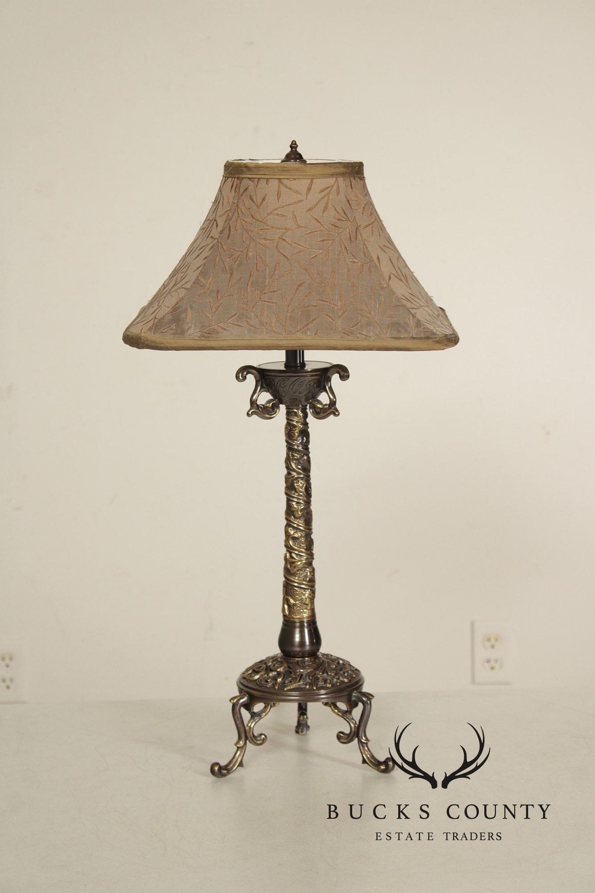 Frederick Cooper Rococo Style Brass Table Lamp