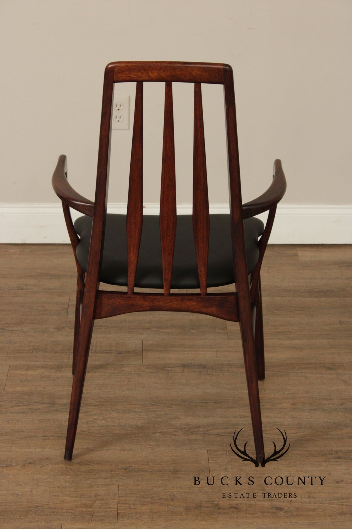 Niels Koefoed Danish Modern Set of Six Rosewood Eva Dining Chairs