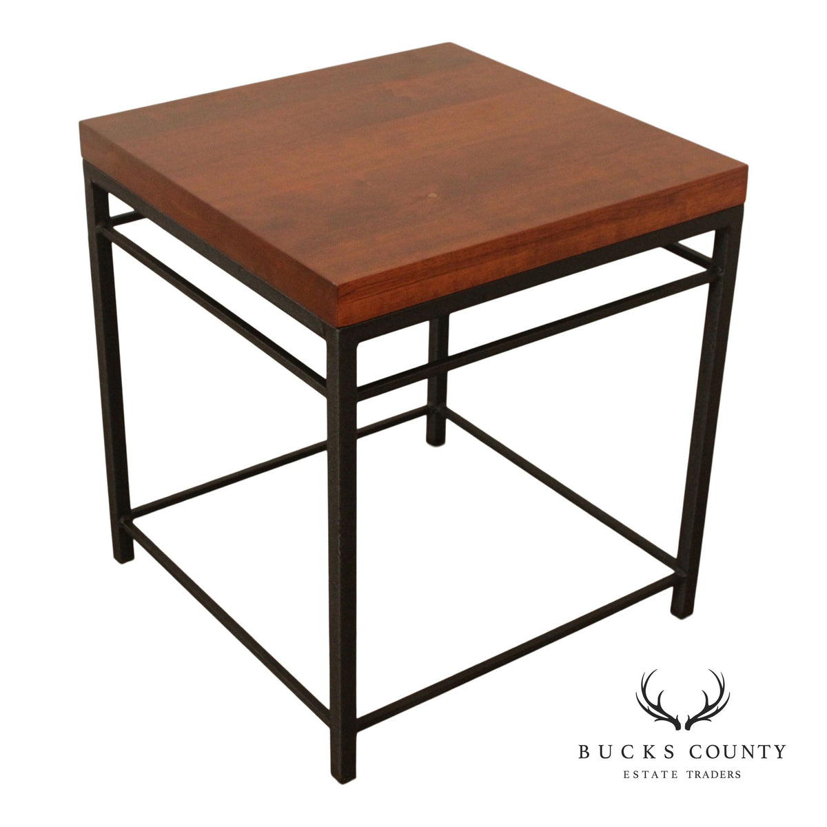 Superior Furniture by Hill Finishing Industrial Style Cherry Top End Table