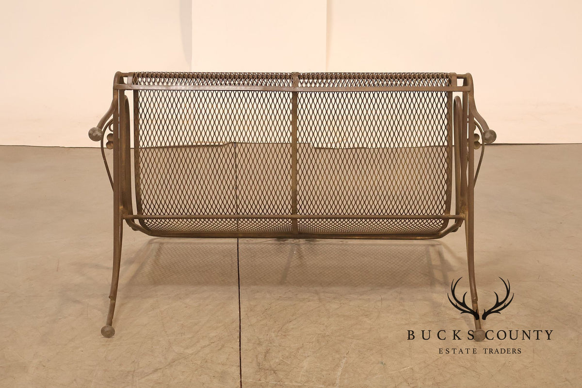 Vintage Salterini Wrought Iron 6 Piece Patio Set