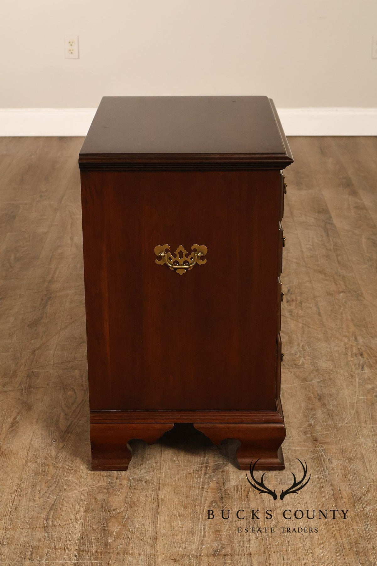 Ethan Allen Georgian Court Cherry Bedside Chest of Drawers