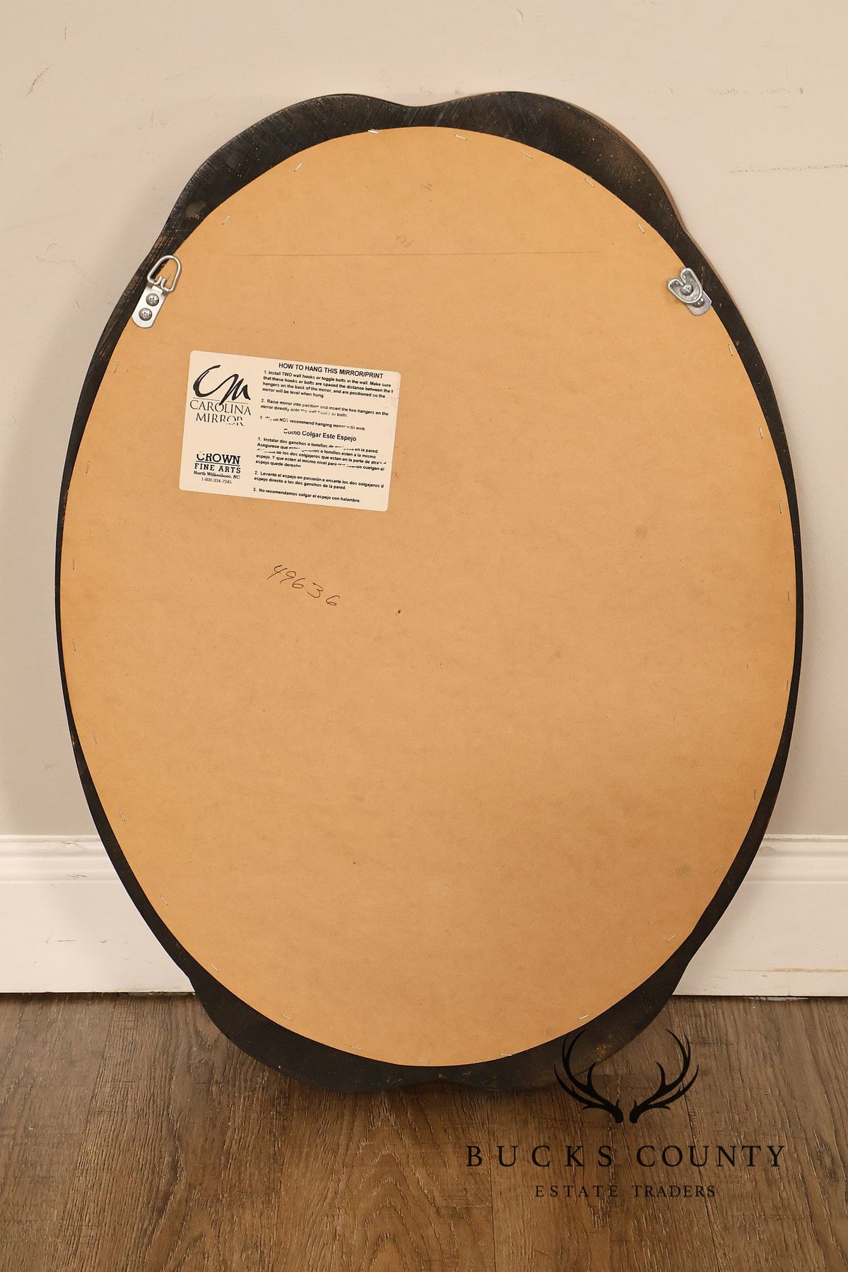 Carolina Mirror Oval Giltwood Wall Mirror