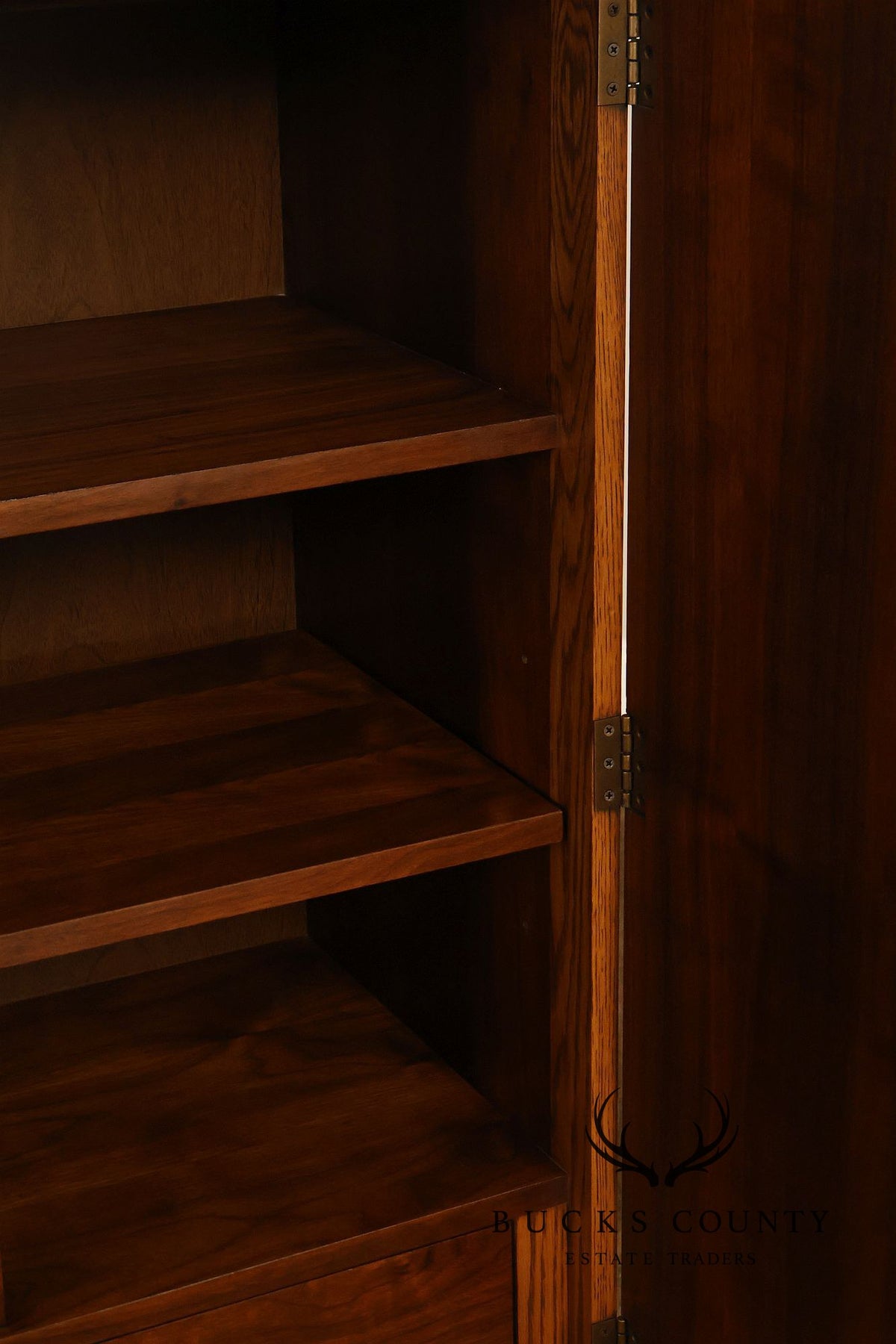Lane Mid Century Modern Walnut Gentleman's Chest Armoire