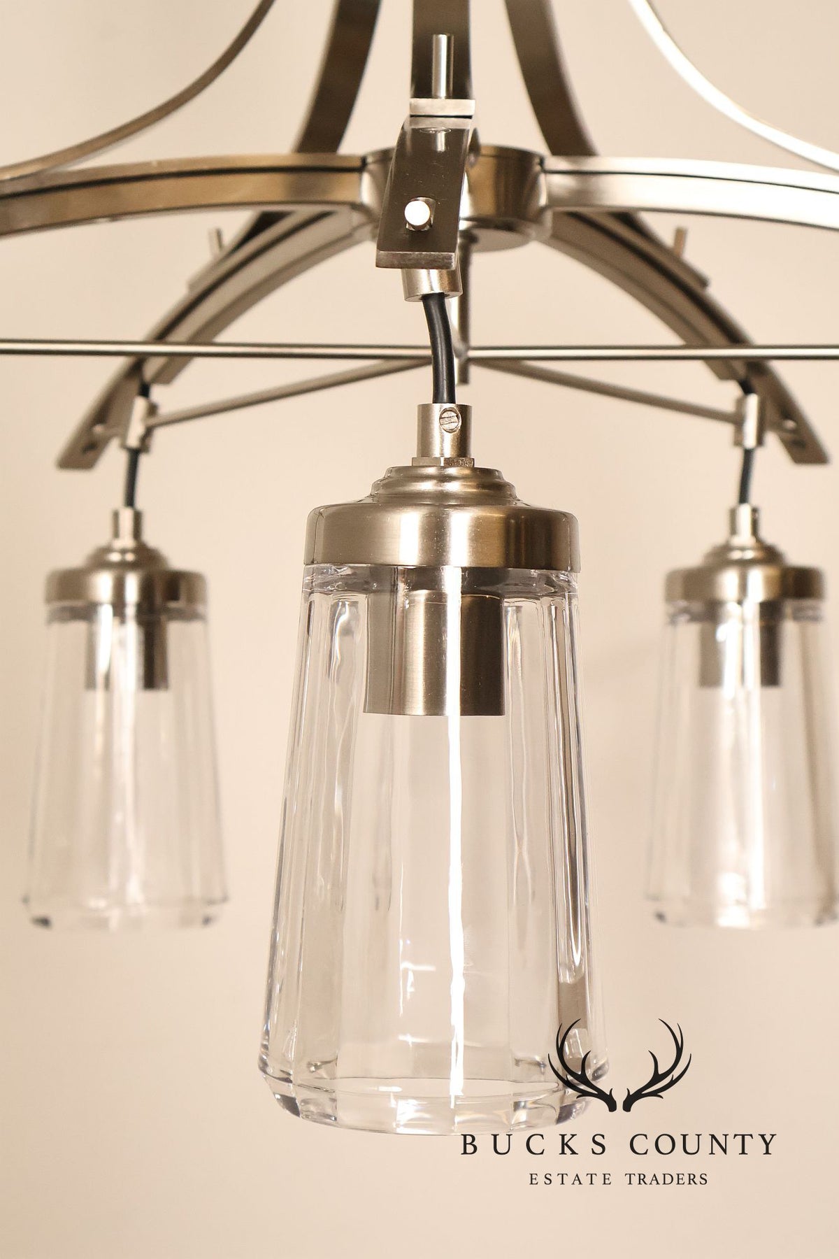 Minka-Lavery 'Poleis' Brushed Nickel Five-Light Chandelier