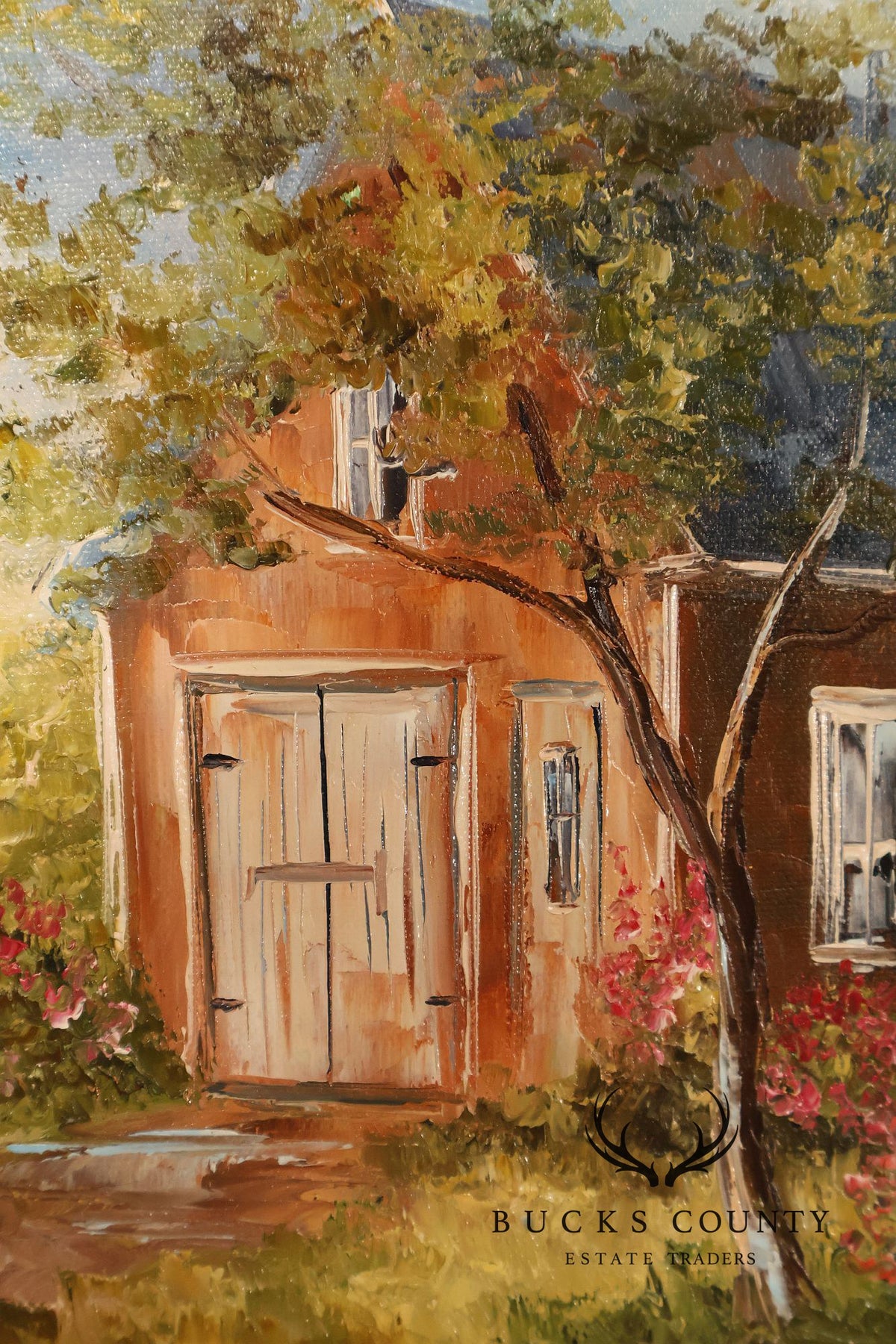 Aline Brochu Oil Painting, 'Rendez-Vous à L'Epicerie'