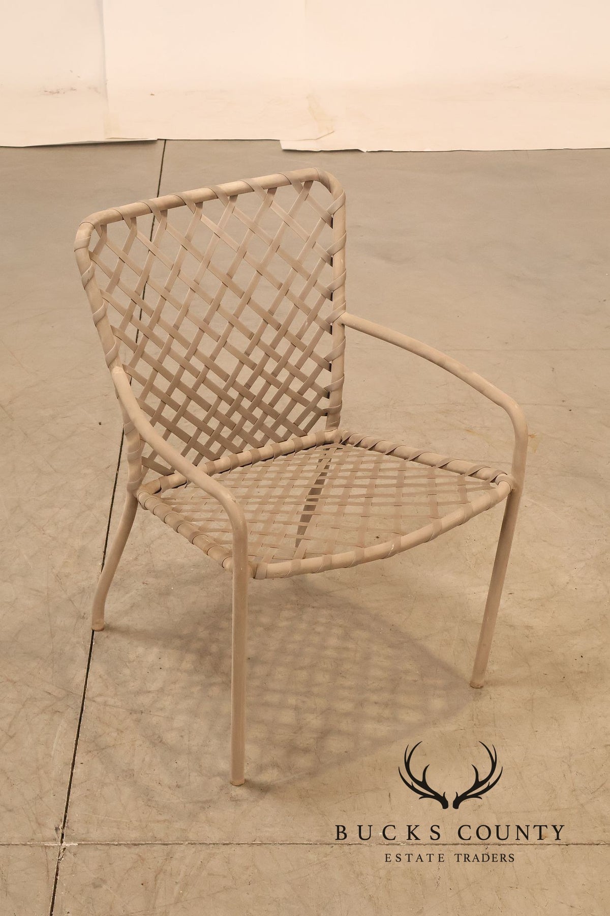 Brown Jordan Mid Century Modern Pair of 'Tamiami' Outdoor Armchairs