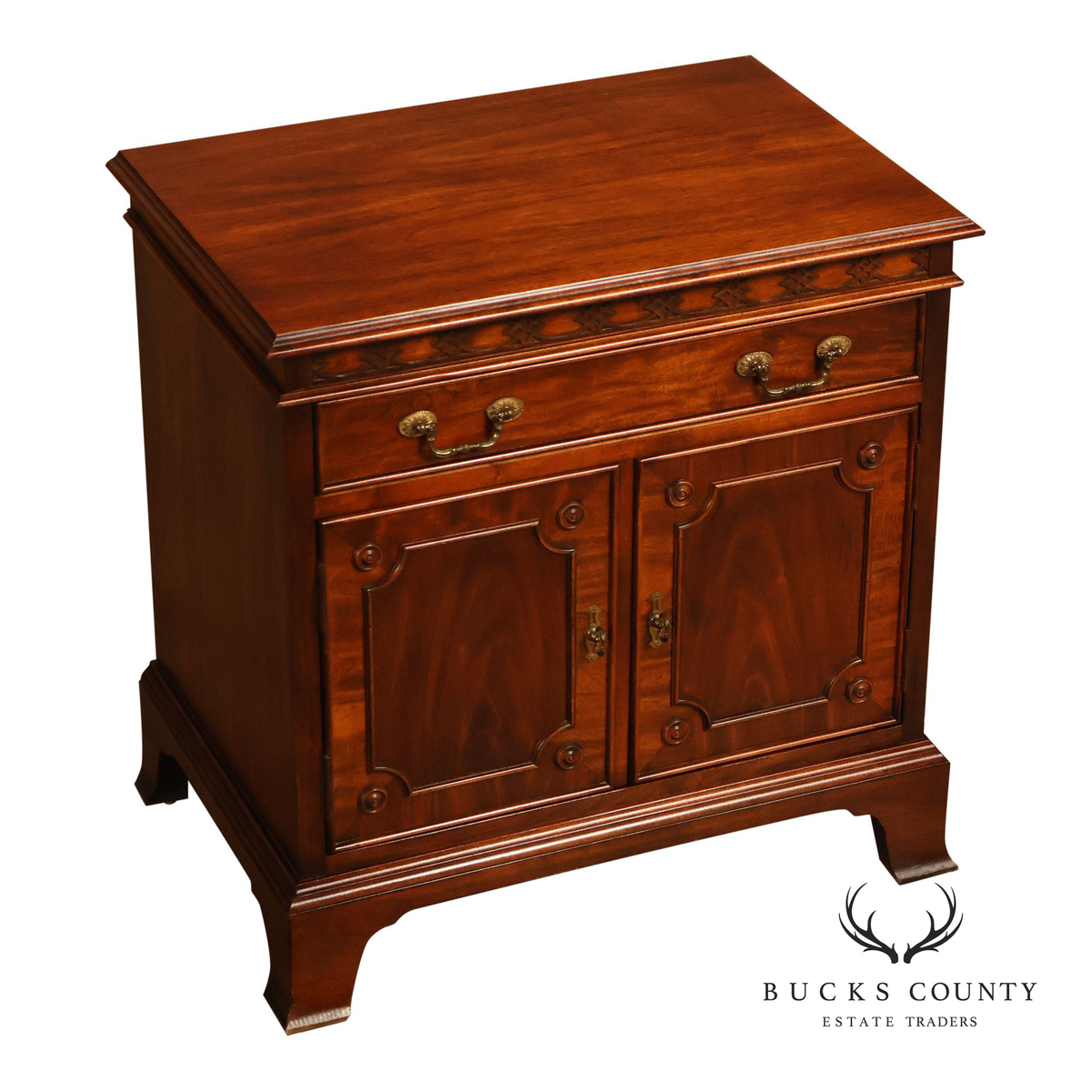 Century Furniture Georgian Style Mahogany Nightstand