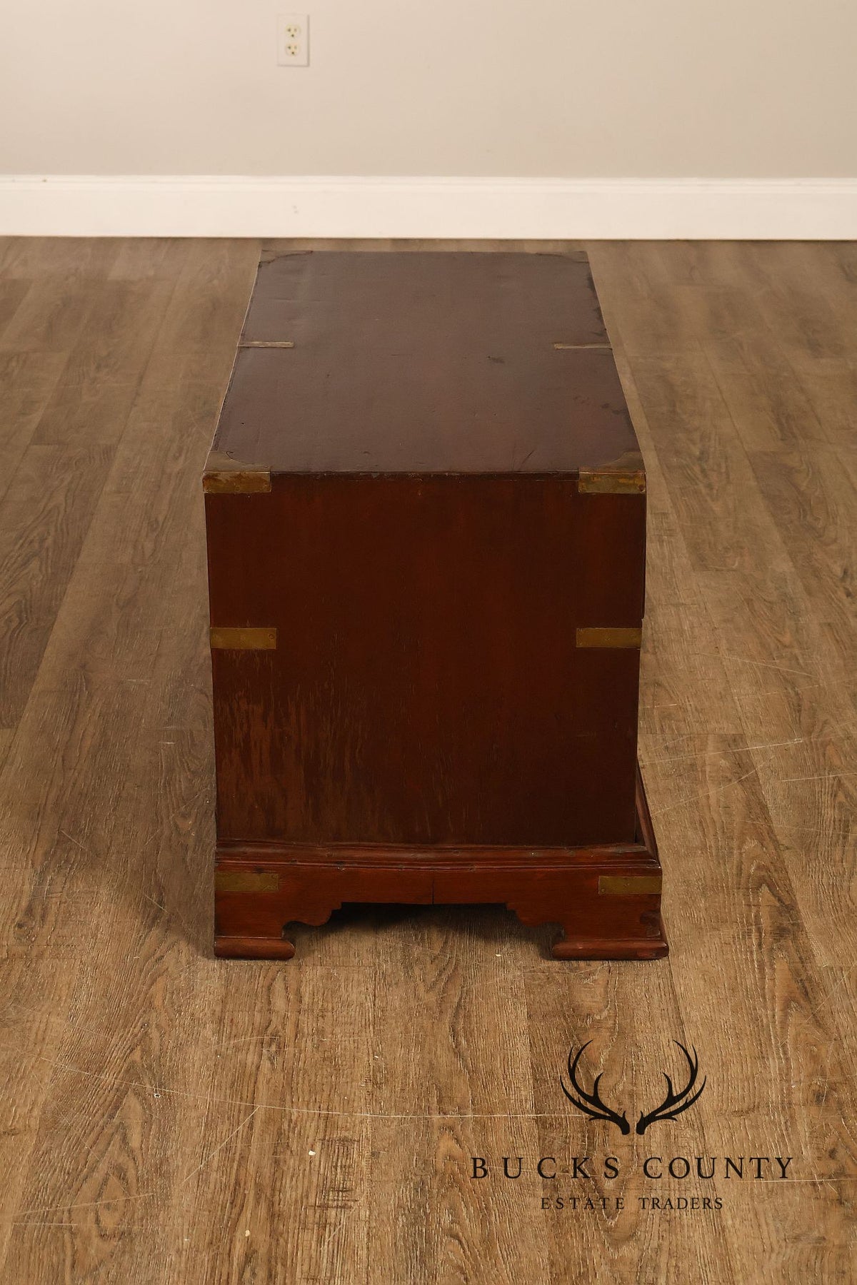 Campaign Style Mahogany Low chest