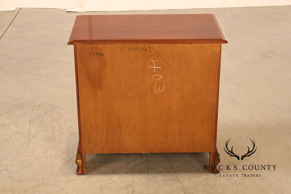 Traditional Pair Of Cherry Four Drawer Bachelor’s Chests