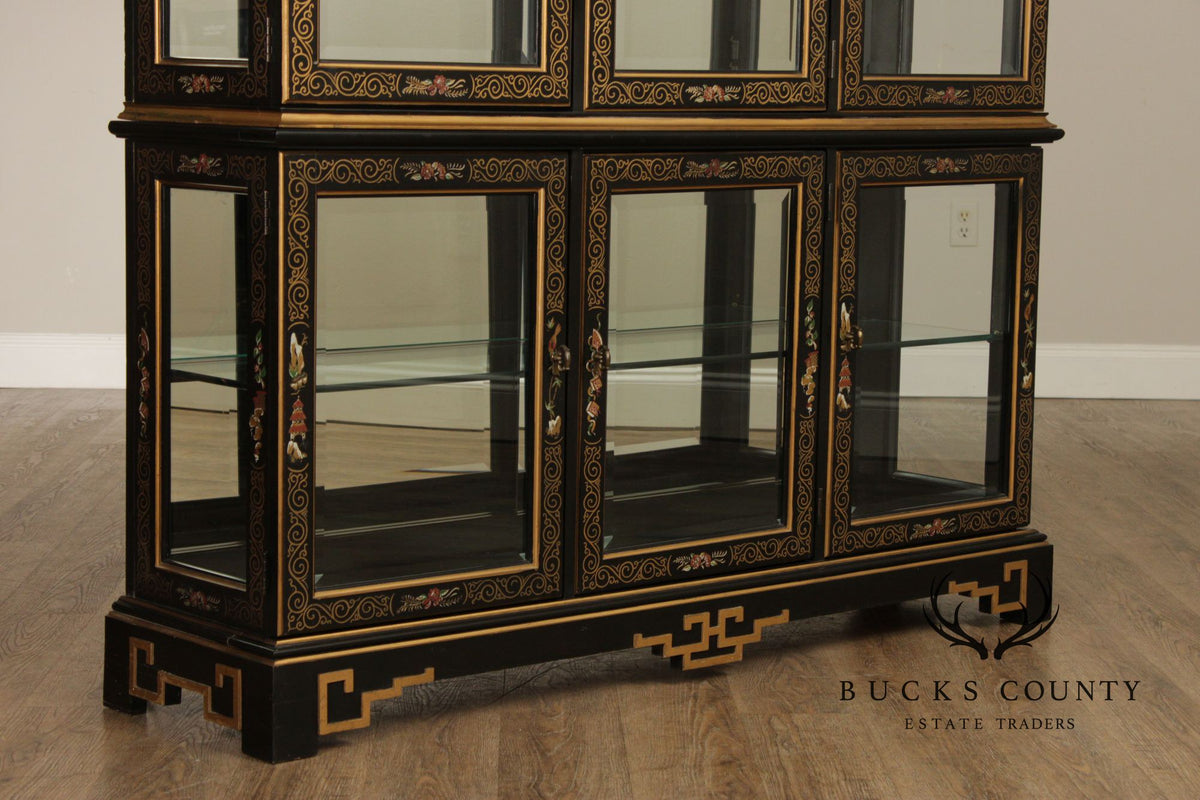 PULASKI FURNITURE CHINOISERIE PAGODA DISPLAY CABINET