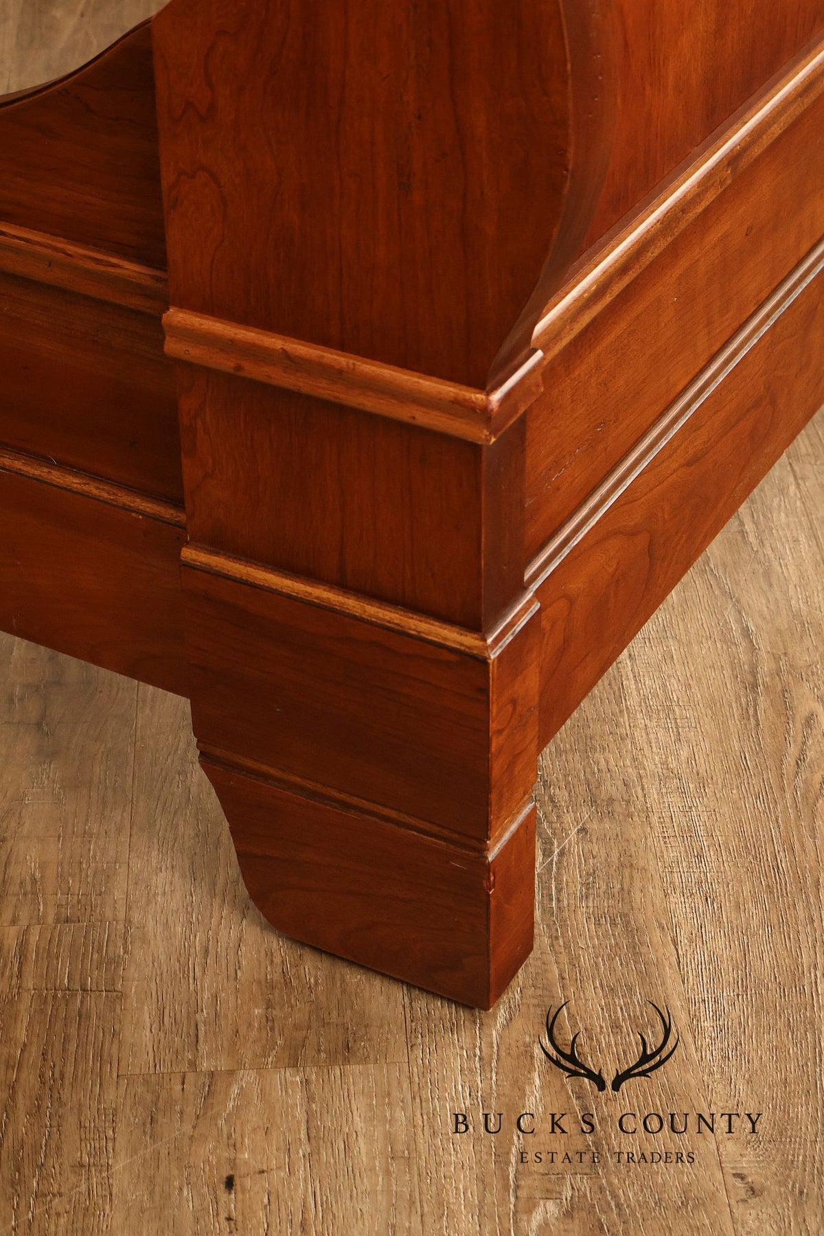 Louis Phillippe Style Cherry Queen Sleigh Bed