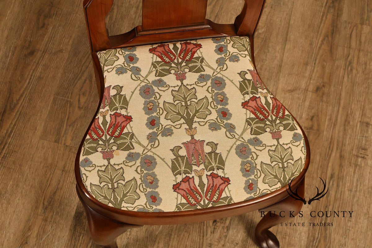 Saybolt Cleland Queen Anne Style Walnut Side Chair