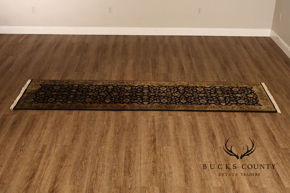 Hand Knotted Traditional Wool Floral Runner Rug