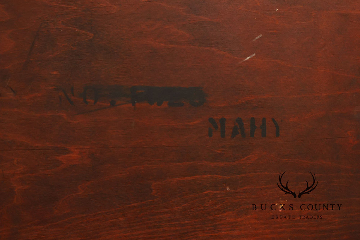 Chippendale Serpentine Mahogany Sideboard Server