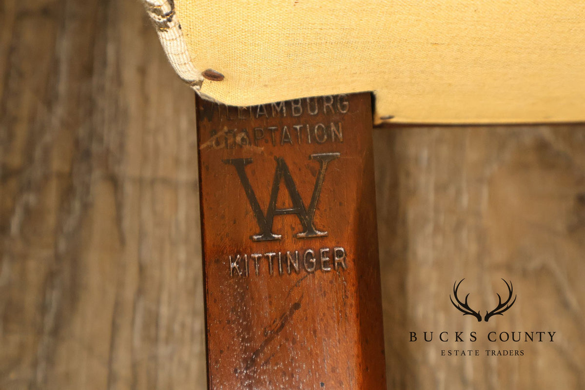 Kittinger Colonial Williamsburg Adaptation Set Of Eight Mahogany Dining Chairs