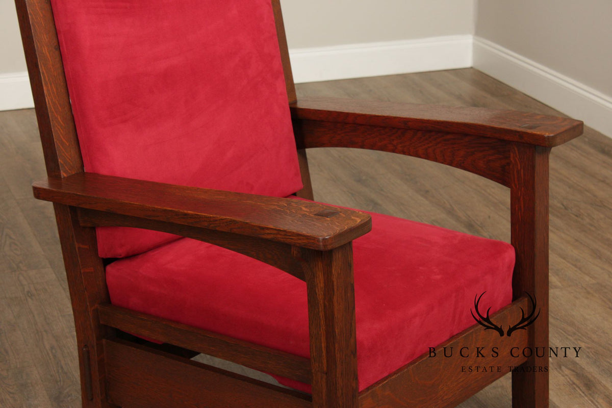 Charles Stickley Antique Mission Oak Armchair