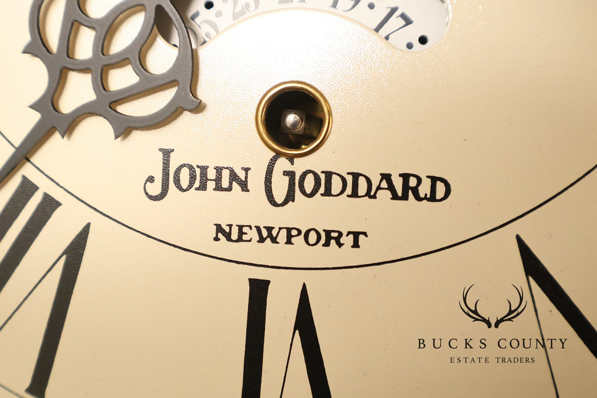 Sligh John Goddard Cherry Newport Tall Cased Grandfather Clock