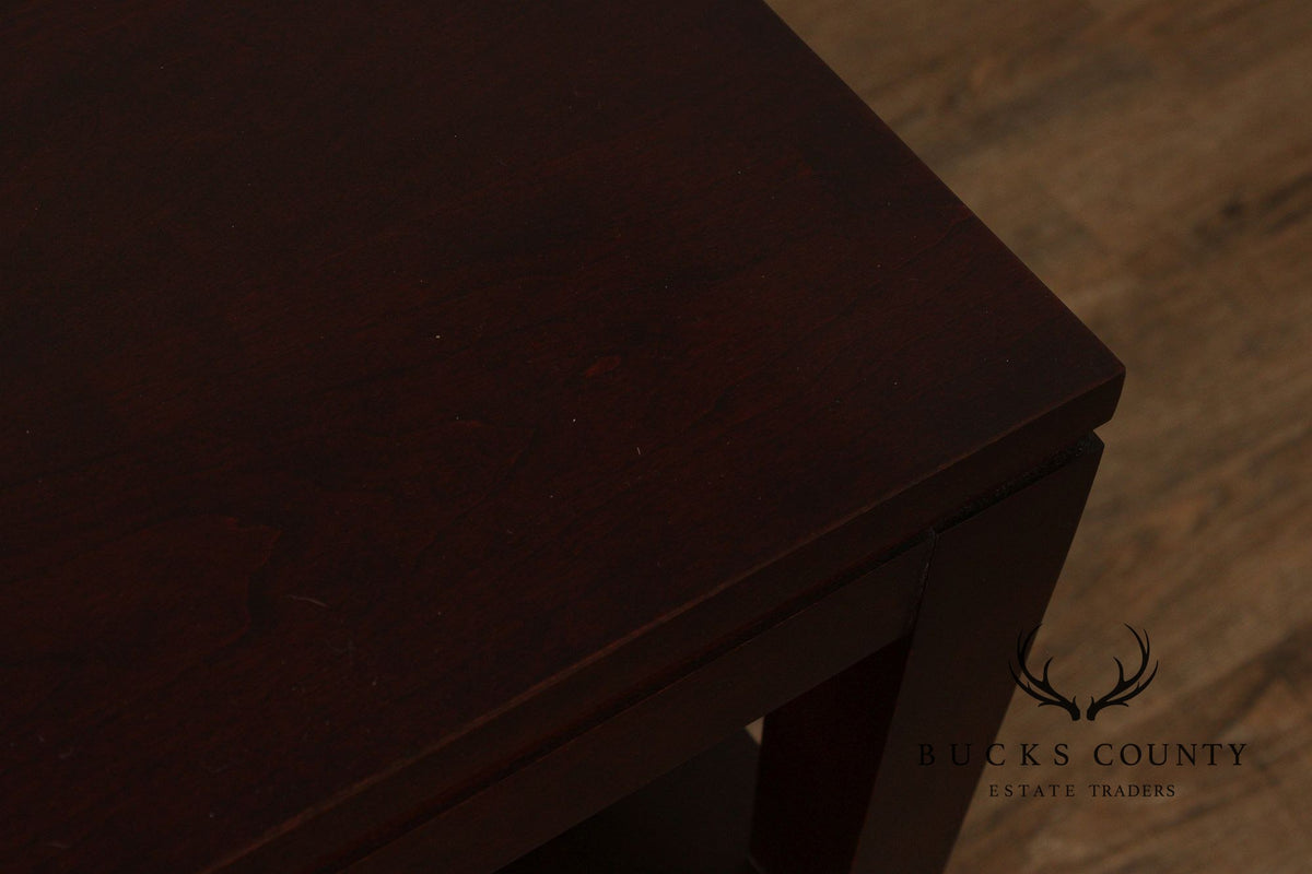 Stickley Metropolitan Collection Cherry Rectangular End Table