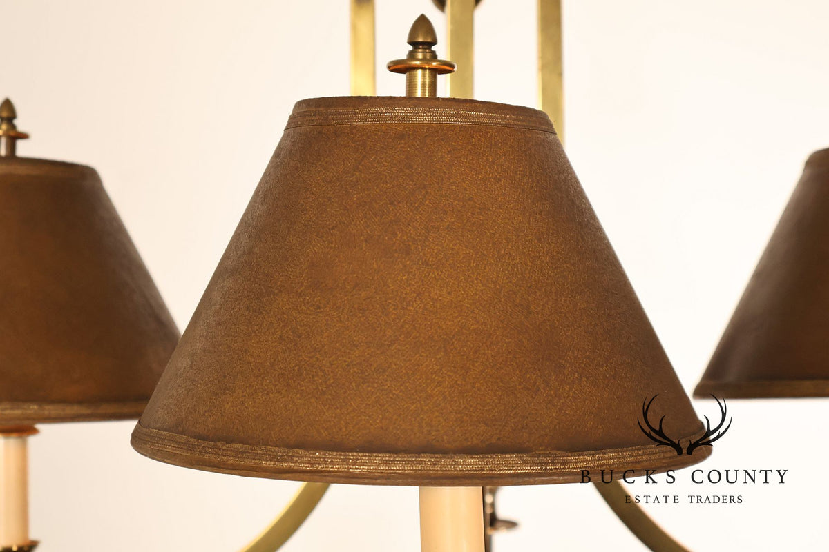 Chapman Horn Four Light Chandelier
