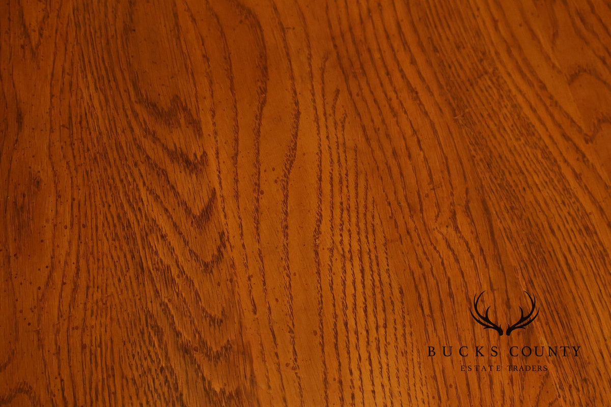 Virginia House Set of Four Oak Windsor Dining Chairs