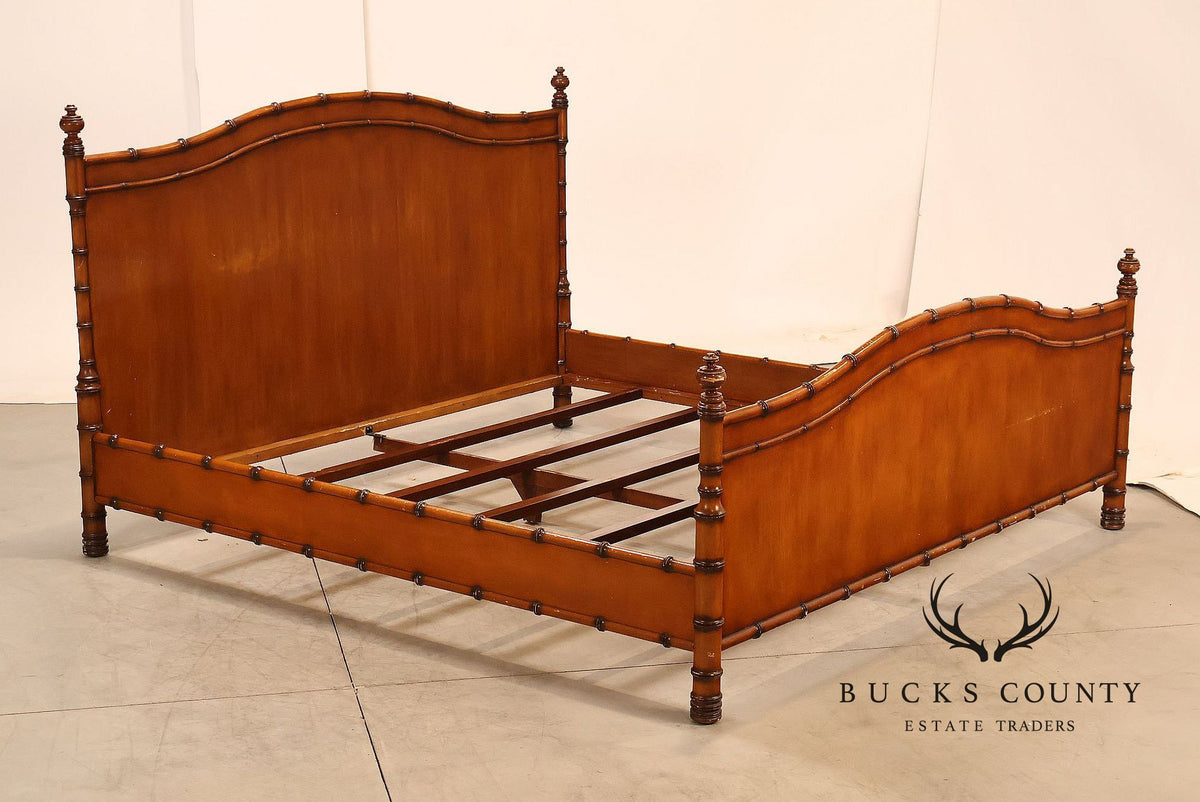 Williams Sonoma Faux Bamboo King Bedframe