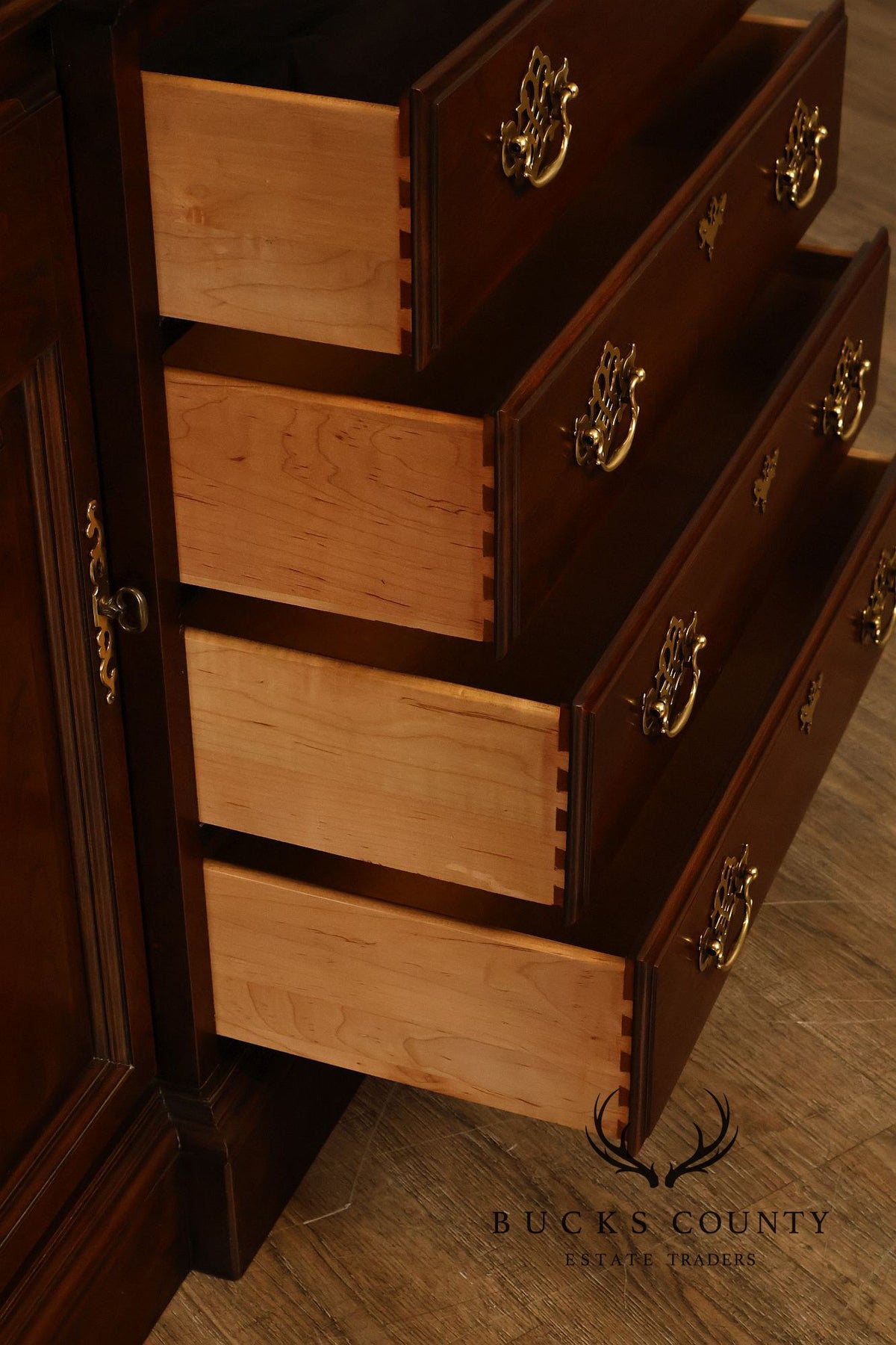 Harden Charleston Collection Cherry Breakfront China Cabinet