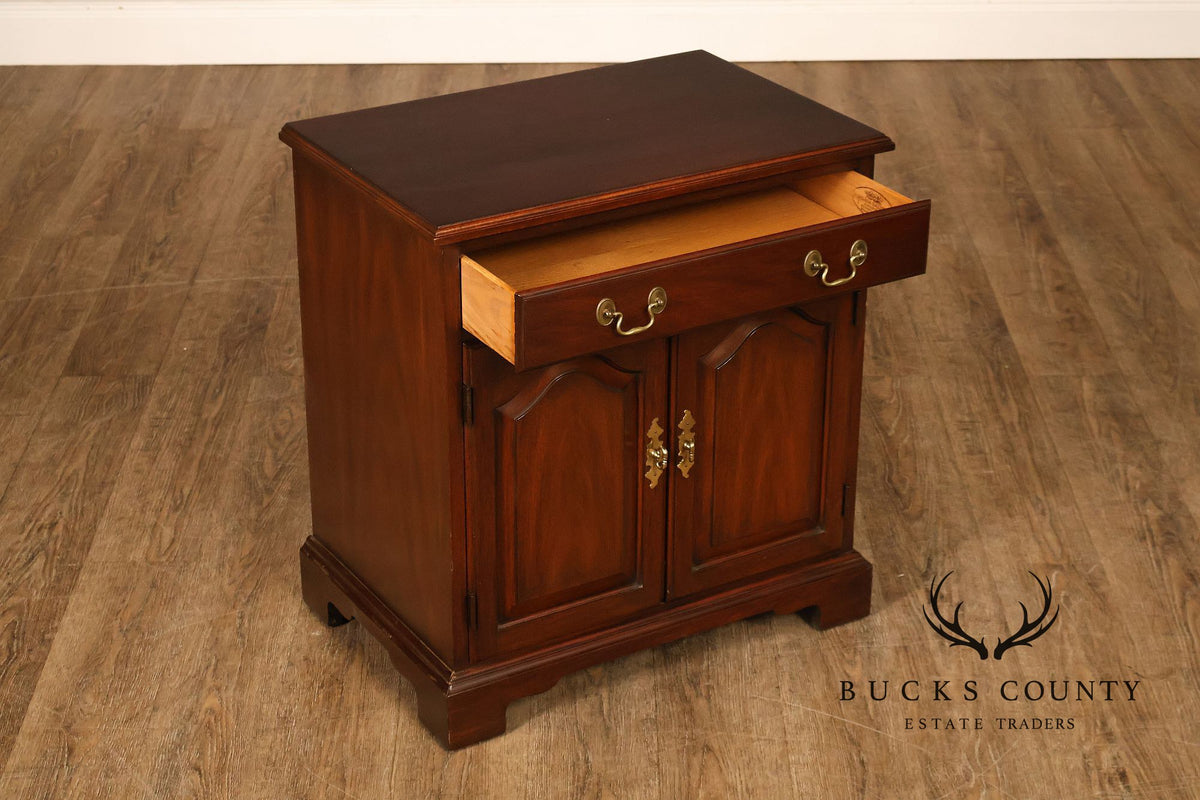 Henkel Harris Mahogany Pair of Nightstands