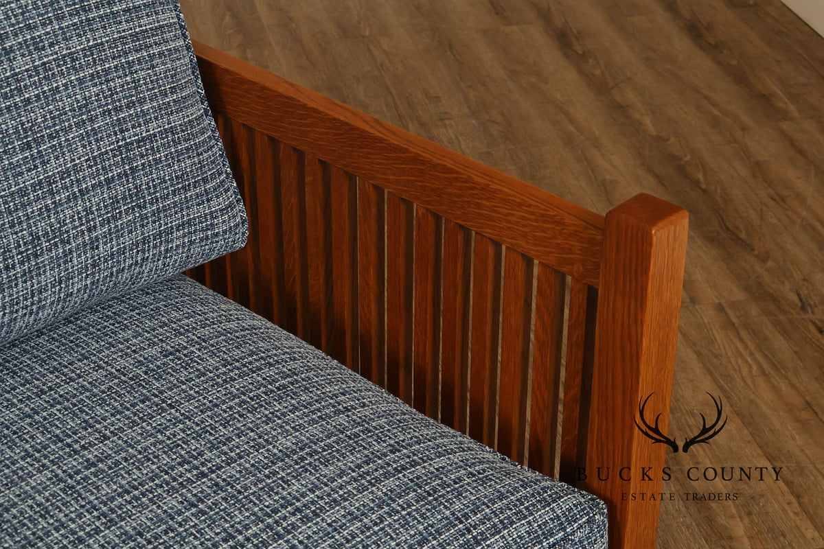 Stickley Mission Collection Oak Spindle Sofa